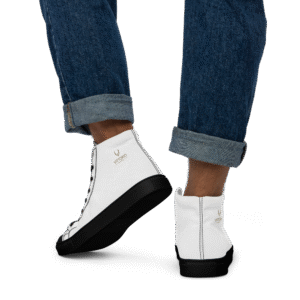 Zapatillas de lona caña alta para hombre