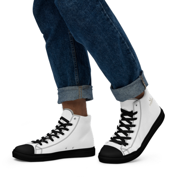 Zapatillas de lona caña alta para hombre