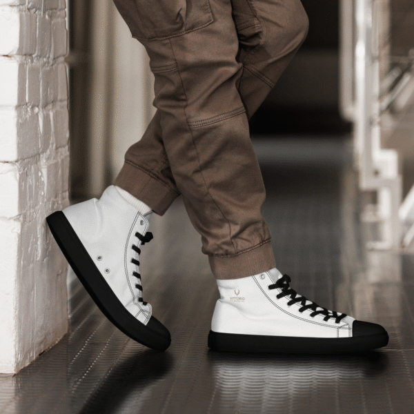 Zapatillas de lona caña alta para hombre