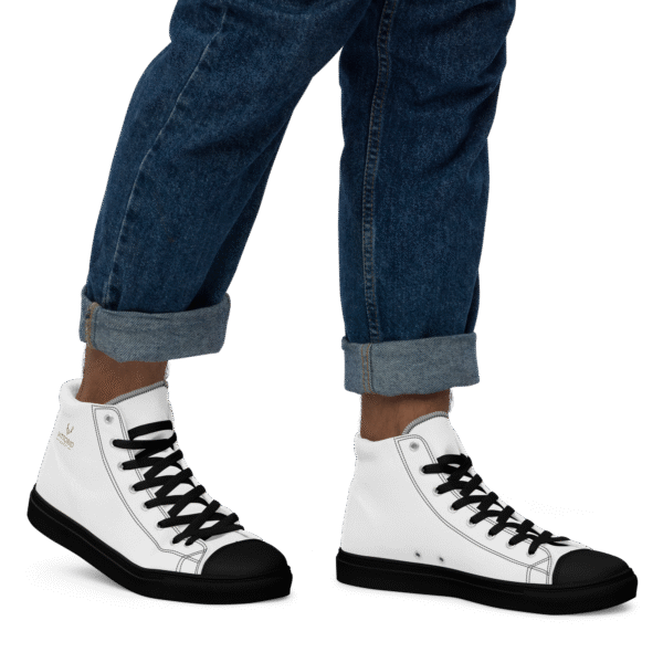 Zapatillas de lona caña alta para hombre