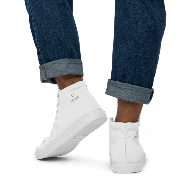 Zapatillas de lona caña alta para hombre
