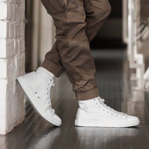 Zapatillas de lona caña alta para hombre