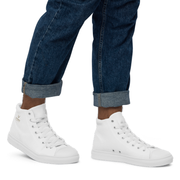 Zapatillas de lona caña alta para hombre