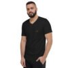 Camiseta de manga corta y cuello de pico