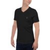 Camiseta de manga corta y cuello de pico
