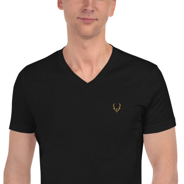 Camiseta de manga corta y cuello de pico