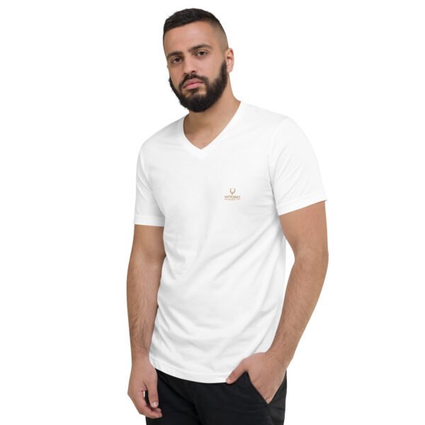 Camiseta de manga corta y cuello de pico
