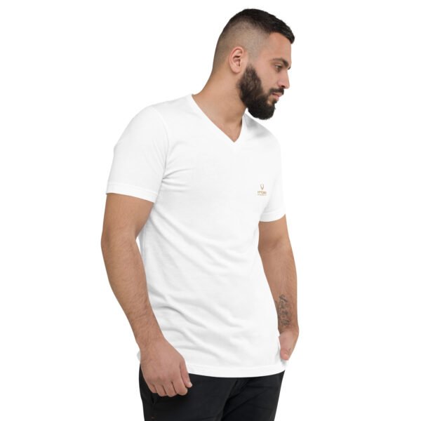 Camiseta de manga corta y cuello de pico