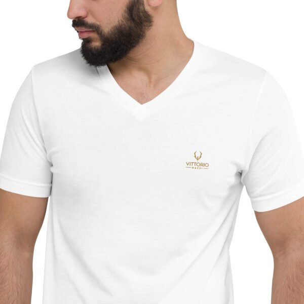 Camiseta de manga corta y cuello de pico